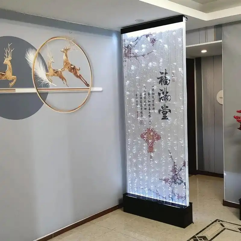 室内玄关装饰流水水幕墙 室内玄关装饰流水水幕墙